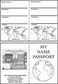 Image result for Free Printable Passport Book