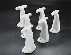 Image result for White Ceramic Towel Hooks