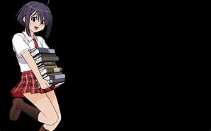 Image result for Anime Girl Holding Book