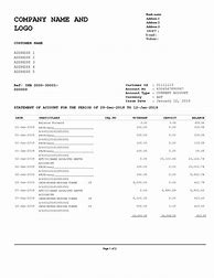 Image result for Bank Account Statement Template