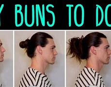 Image result for How to Make a Man Bun
