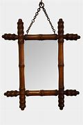 Image result for Small Faux Bamboo Mirror
