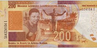 Image result for New 200 Note Zar