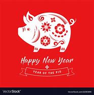 Image result for Happy New Year Pig 2019