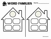 Image result for An Word Family House Blank