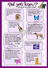 Image result for Did You Know Facts Printable