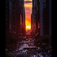 Image result for Manhattanhenge Solstice