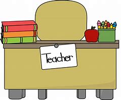 Image result for Teacher Table Clip Art