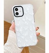 Image result for iPhone 12 White with Butterfly Case