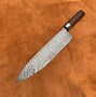 Image result for Real Damascus Steel Kitchen Knives