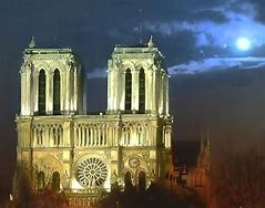 Image result for Notre Dame at Night
