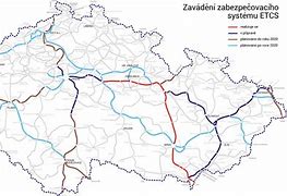 Image result for Zeleznicni Mapa CR