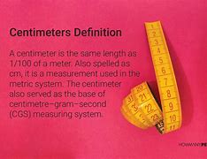 Image result for Centimetre Unit System