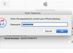 Image result for Forgot iPhone Backup Password