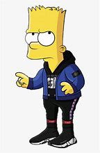 Image result for Bart Simpson Supreme Clip Art
