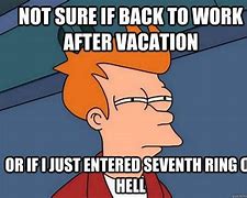 Image result for Day Off After Vacation Meme