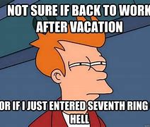 Image result for Return From Vacation Meme