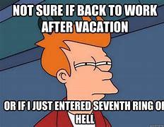 Image result for Returning From Vacation Meme