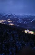 Image result for Banff Gondola at Night
