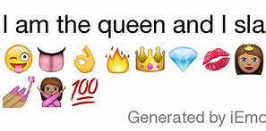 Image result for Slay Queen. Emoji