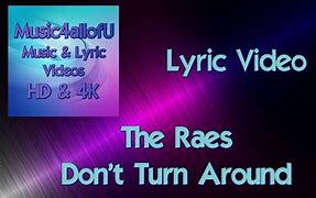 Image result for Don't Turn Around Song