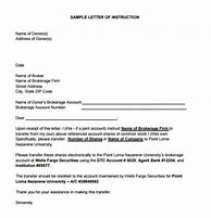 Image result for Letter of Instruction to Sell Stock Template