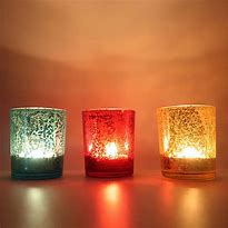 Image result for Electroplated Gold Glass Candle Jars
