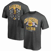 Image result for Los Angeles Lakers NBA Champions T-Shirt