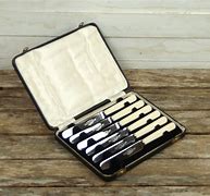 Image result for SCC Stainless Butter Knife Made Japan 6Pc in Case Just Butter Knives