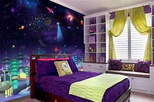 Image result for Galaxy Bedroom Walls