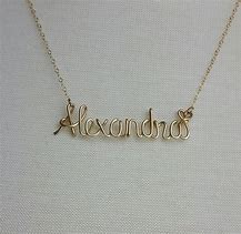 Image result for Teenage Girl Name Necklace