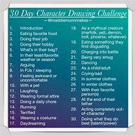 Image result for Month Character Drawing Challenge