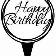 Image result for Happy Birthday Circle SVG