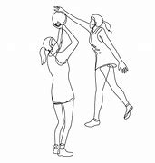 Image result for Netball Sign Drawing