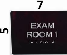 Image result for Exam Room Number Sign