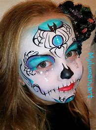 Image result for Halloween Skull Face Paint