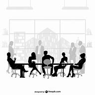 Image result for Meeting Silhouette