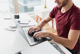 Image result for Office Man Typing
