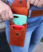 Image result for iPhone 13 Leather Belt Cases Men