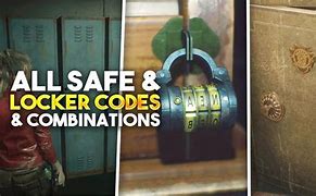 Image result for Resident Evil 2 Locker Codes