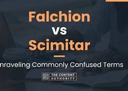 Image result for Falchion vs Scimitar