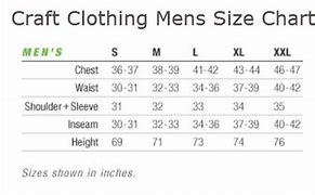Image result for Clothing Size Guide