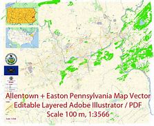 Image result for Map of East Allentown PA