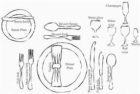 Image result for Black and Silver Table Setting