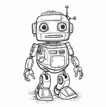 Image result for Big Robot Coloring Page