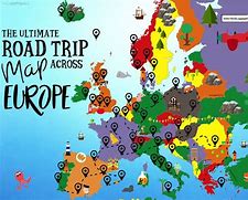 Image result for Travelling Map of Europe