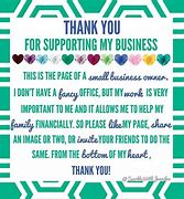 Image result for Thank You for Your Support Small Business