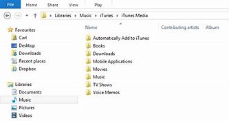 Image result for What Is in the iTunes Folder On Windows