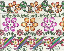 Image result for Painted Border Designs
