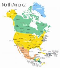 Image result for North America Map with Capitals